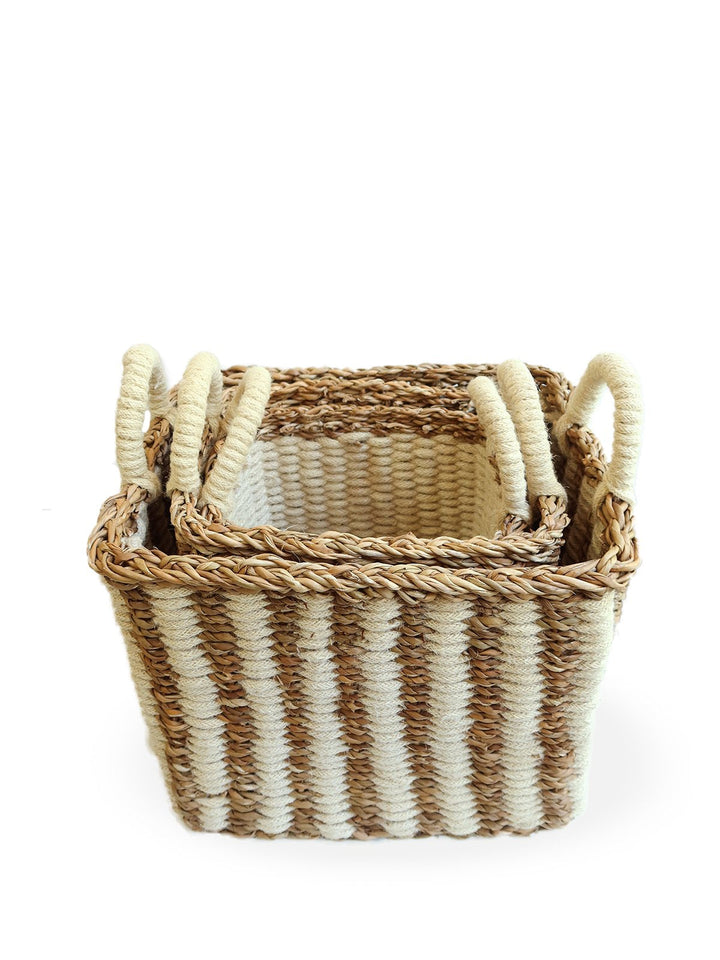Ula Storage Basket – Handwoven Natural Organizer for Home Décor Brown Ares