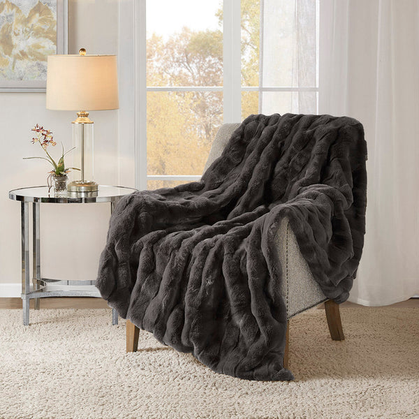 50x60' Faux Fur Throw GH Modern Living