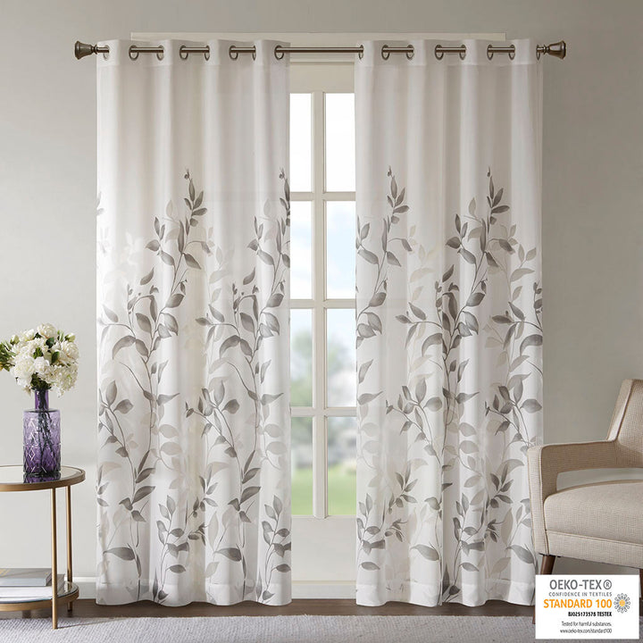 Burnout Printed Curtain Panel GH Modern Living