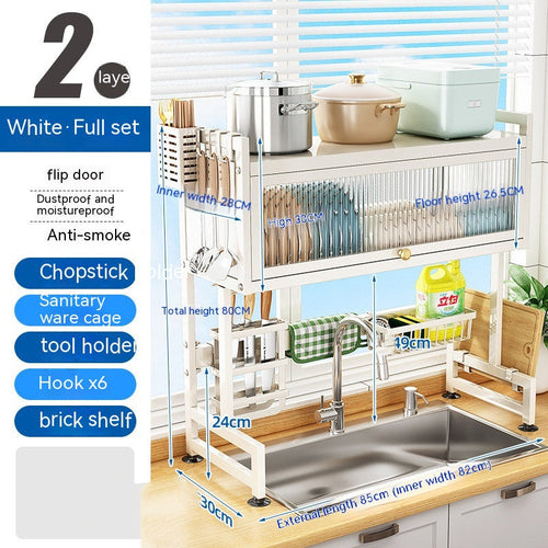 Modern Metal Storage Rack – Minimalist Organizer Shelf for Bathroom, Kitchen, or Office | Space-Saving Design Blue Strawberry