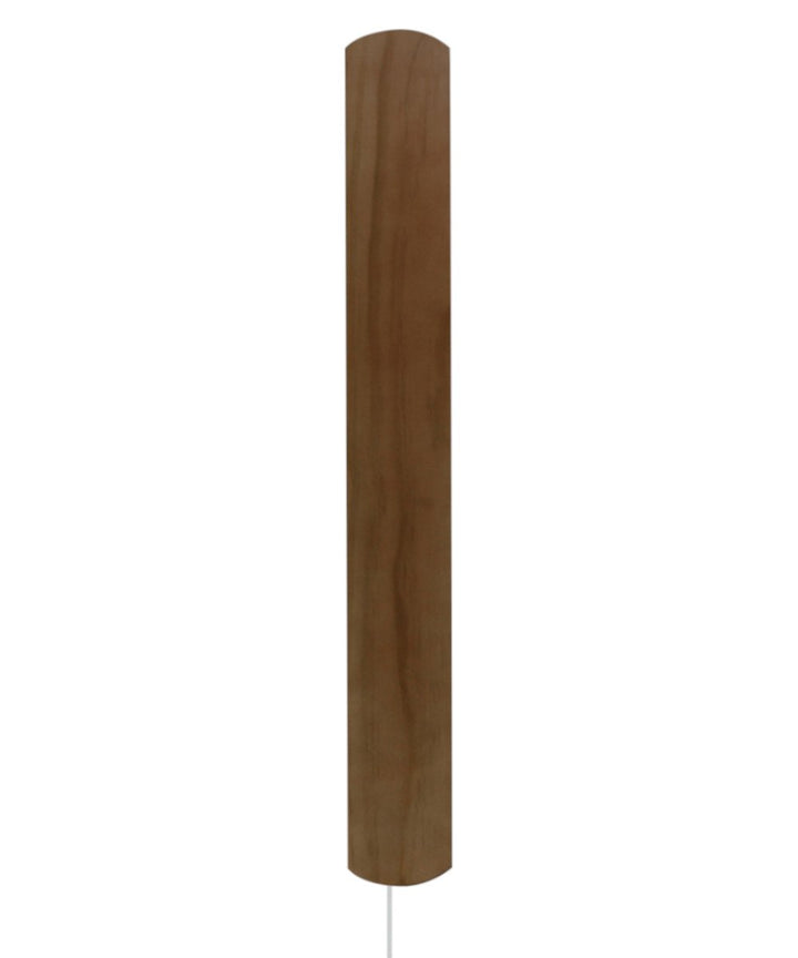 Hover Plank 3" W Solid Wood Corner/Wall Accent Light – Plug-In Floating LED Light with Dimmer – Modern Oak Finish by Home Thulite