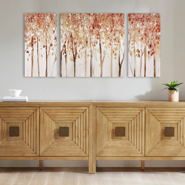 Triptych 3-piece Textured Canvas Wall Art Set GH Modern Living