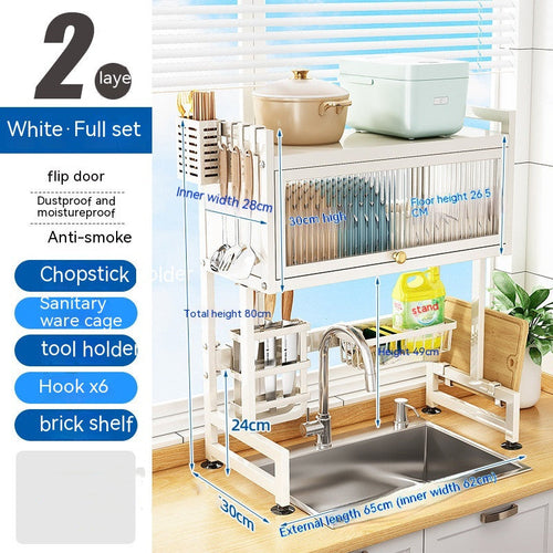 Modern Metal Storage Rack – Minimalist Organizer Shelf for Bathroom, Kitchen, or Office | Space-Saving Design Blue Strawberry