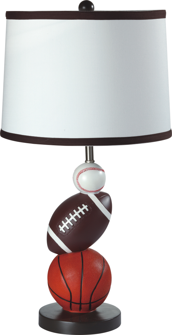 24.5'H MULTI-SPORT TABLE LAMP (1PC/CTN) (1.56/2.50) GH Modern Living