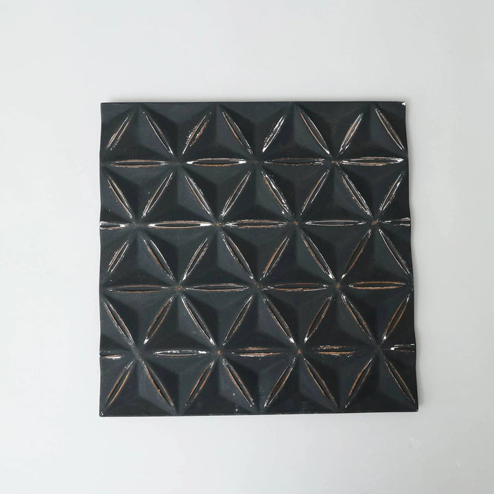 Black Square Shape Handcrafted MDF Wall Decor GH Modern Living
