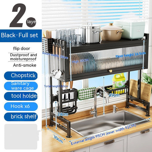 Modern Metal Storage Rack – Minimalist Organizer Shelf for Bathroom, Kitchen, or Office | Space-Saving Design Blue Strawberry