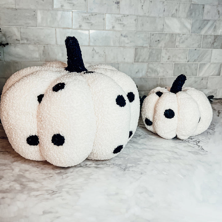 Velvet Plush Blair Pumpkins II – Fall Throw Pillow Décor Cerise Thalassa