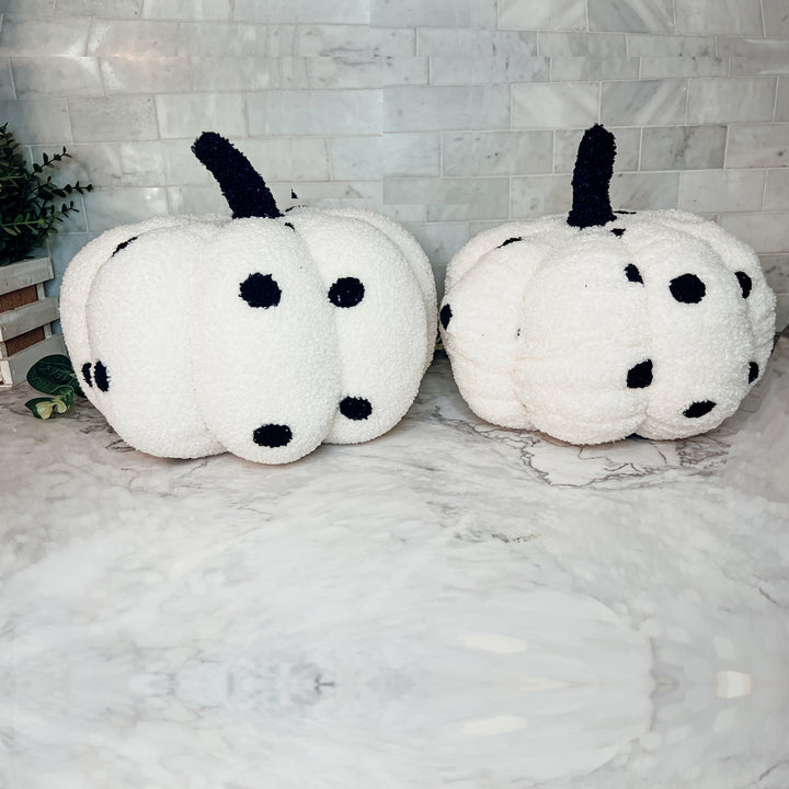 Velvet Plush Blair Pumpkins II – Fall Throw Pillow Décor Cerise Thalassa