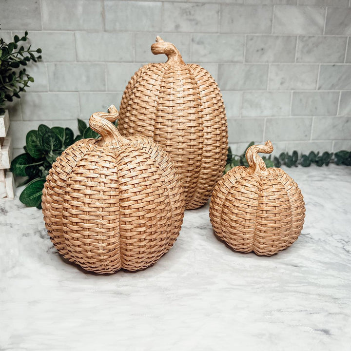 Modern Rattan Pumpkins Cerise Thalassa