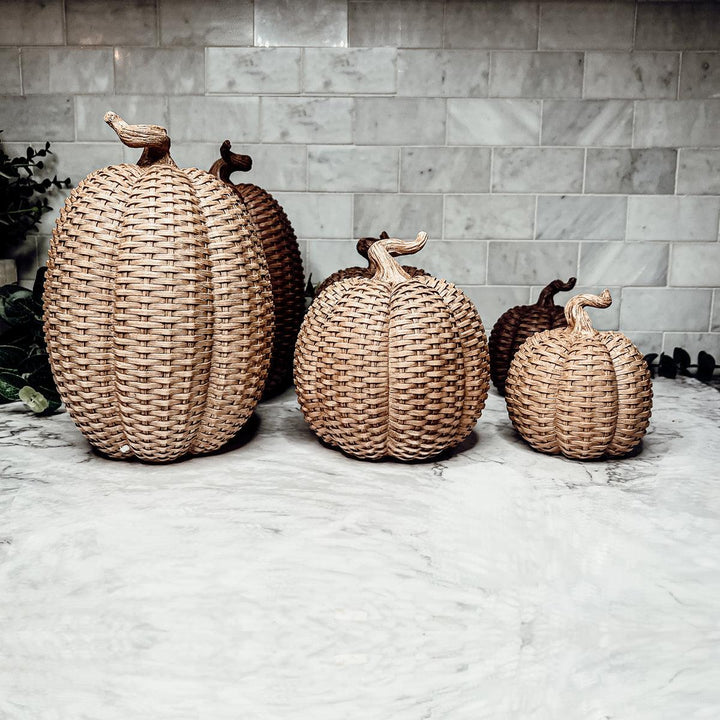 Modern Rattan Pumpkins Cerise Thalassa