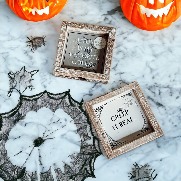 Creep + Autumn Sign | Double-Sided Cerise Thalassa