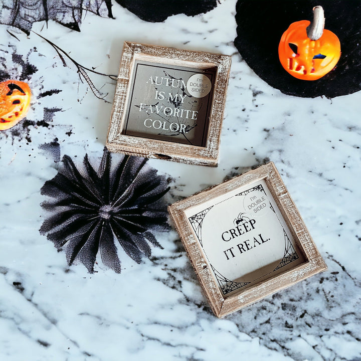 Creep + Autumn Sign | Double-Sided Cerise Thalassa