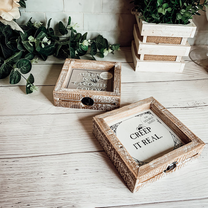 Creep + Autumn Sign | Double-Sided Cerise Thalassa