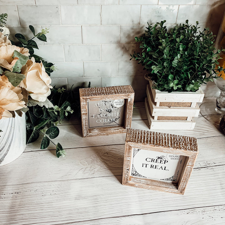 Creep + Autumn Sign | Double-Sided Cerise Thalassa