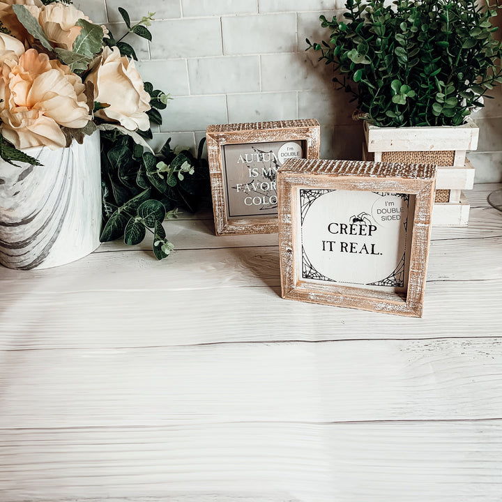 Creep + Autumn Sign | Double-Sided Cerise Thalassa