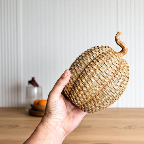 Modern Rattan Pumpkins Cerise Thalassa