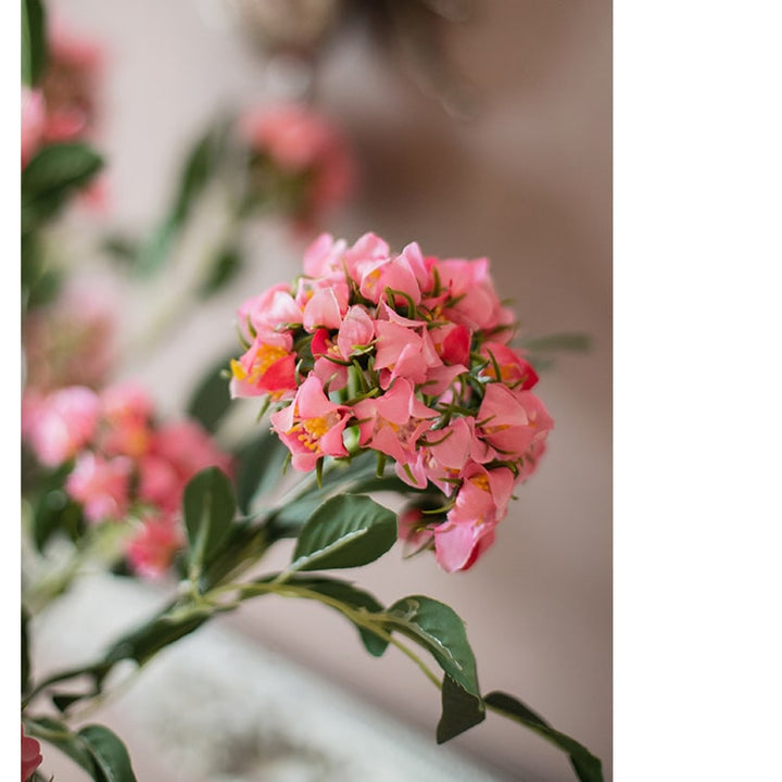 Handmade Faux Silk Senna Plant Flower Stem – Realistic Artificial Silk Flowers (Pink, White, Yellow) Sangria Uranus