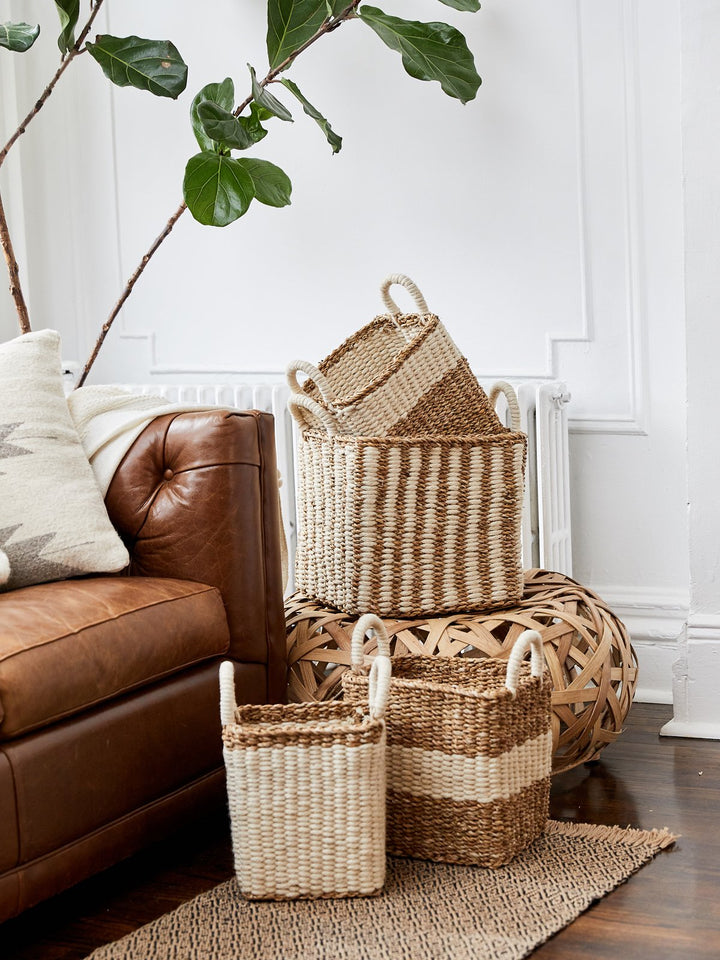 Ula Storage Basket – Handwoven Natural Organizer for Home Décor Brown Ares