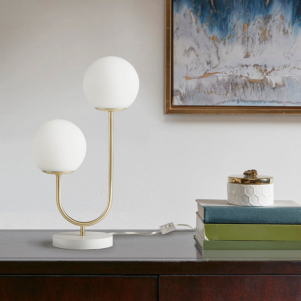 Metal 2-Light Globe Table Lamp GH Modern Living