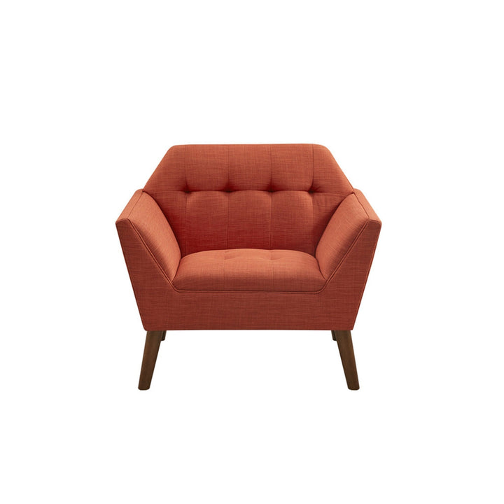 INK+IVY Newport Lounge Chair Mid-Century Modern Spice Polyester GH Modern Living
