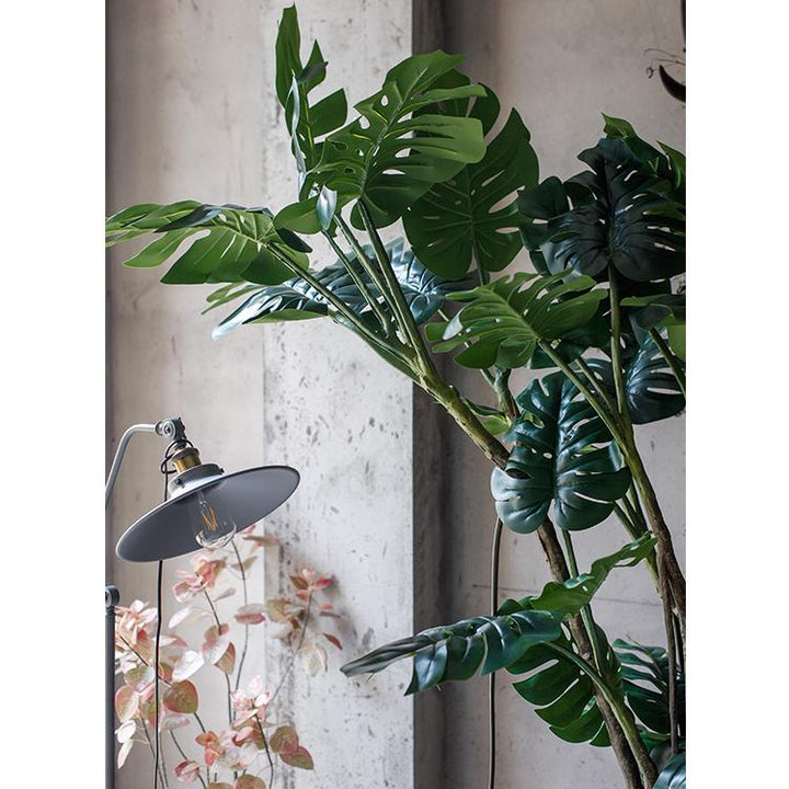 Turtle Leaf Faux Tree – Handmade Artificial Plant in Pot – Indoor Decorative Greenery (Multiple Sizes) Sangria Uranus
