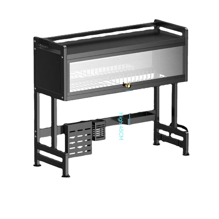 Modern Metal Storage Rack – Minimalist Organizer Shelf for Bathroom, Kitchen, or Office | Space-Saving Design Blue Strawberry