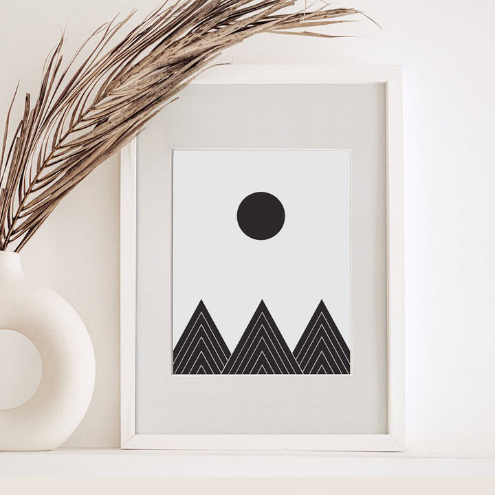 Modern Art Print on Premium Archival Paper – Matte, Acid-Free, Custom California Design White Metis