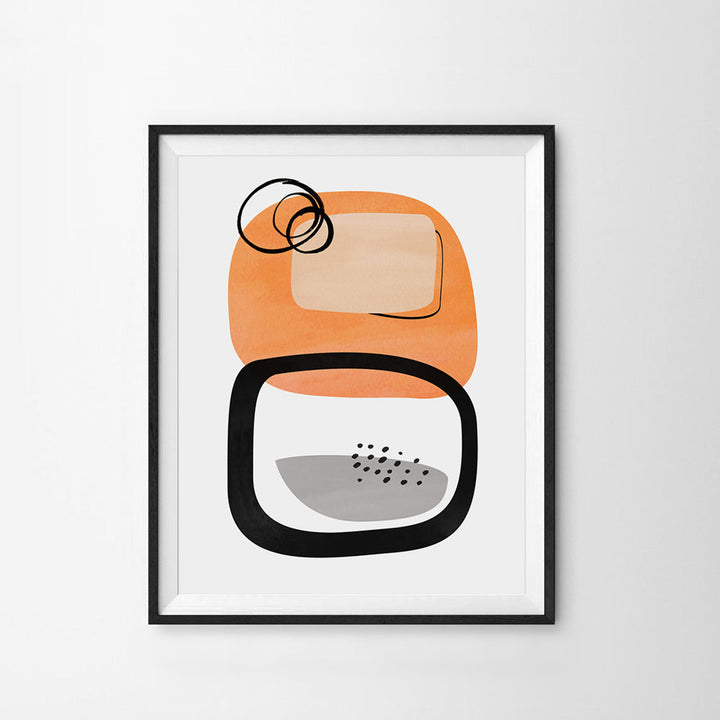 Modern Art Print on Premium Archival Paper – Archival Inks, Acid-Free Matte Finish, Two Sizes Available White Metis