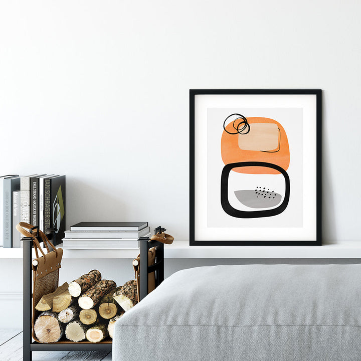 Modern Art Print on Premium Archival Paper – Archival Inks, Acid-Free Matte Finish, Two Sizes Available White Metis