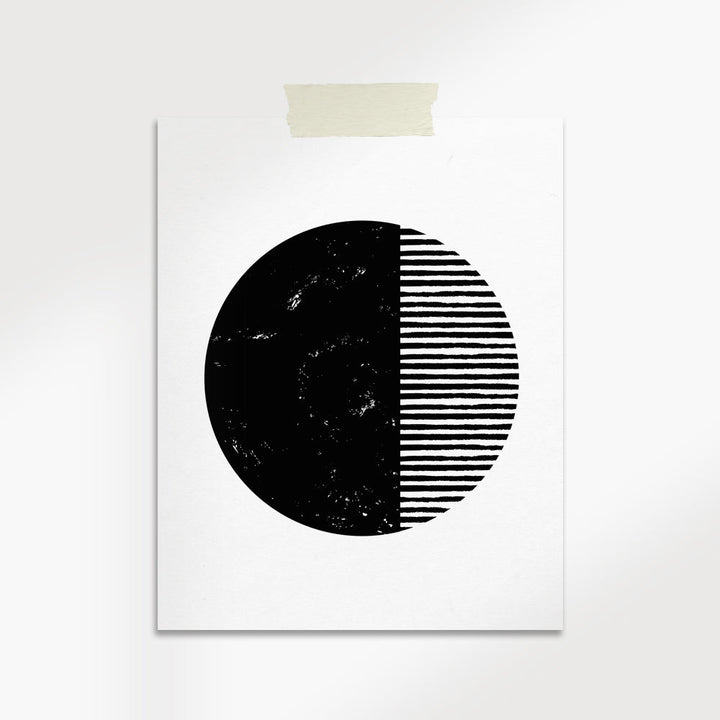 Modern Art Print on Premium Archival Paper – Matte Finish, Acid-Free, Gloss-Free Display White Metis