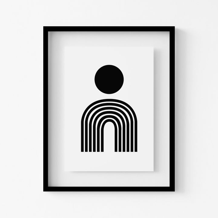 Modern Art Print – Archival Matte Paper – Unframed Wall Art (8"x10", 9"x12", 11"x14") White Metis