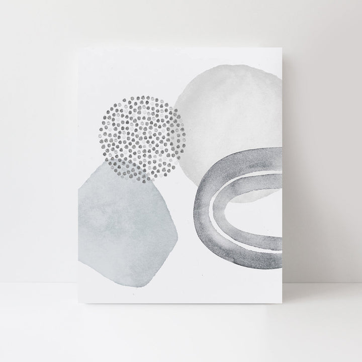 Modern Art Print AT023 – Archival Matte Paper, Unframed, 8"x10" to 11"x14" White Metis