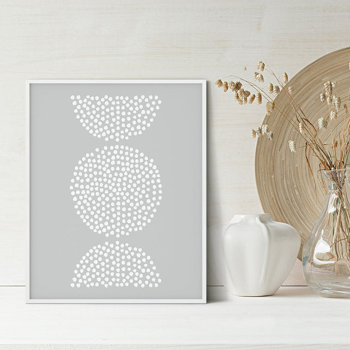 Modern Art Print #AT006 – Archival Matte Paper – Unframed Wall Art (8"x10", 9"x12", 11"x14") White Metis