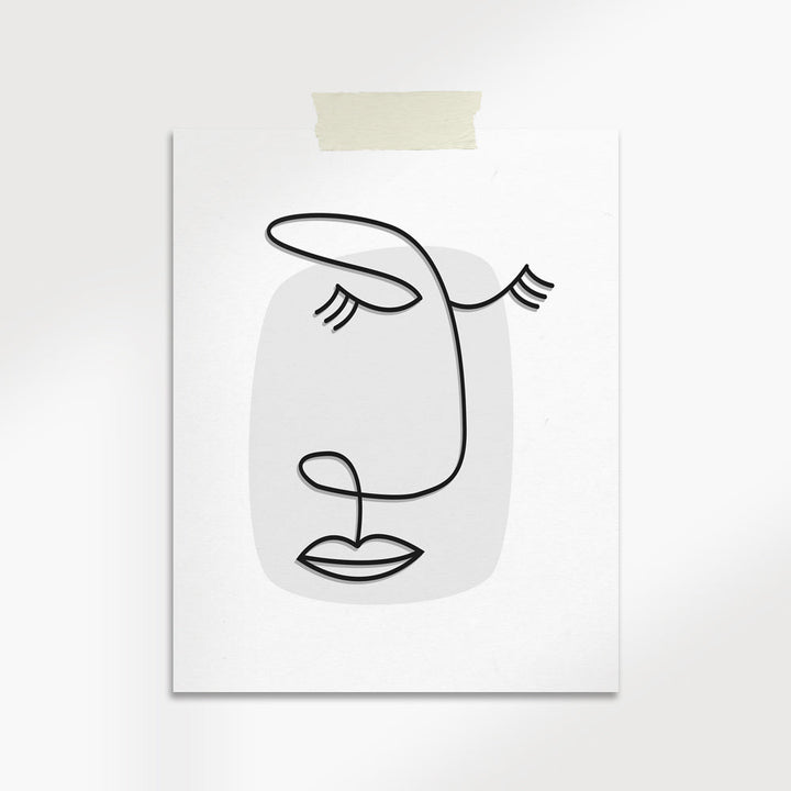 Modern Art Print on Premium Matte White Paper – Archival Ink, Acid-Free, Gloss-Free Finish, Multiple Sizes Available White Metis