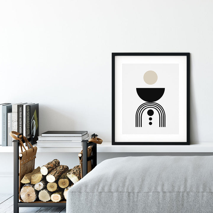 Modern Art Print on Premium Archival Paper – Matte Finish, Acid-Free, Custom California Design White Metis