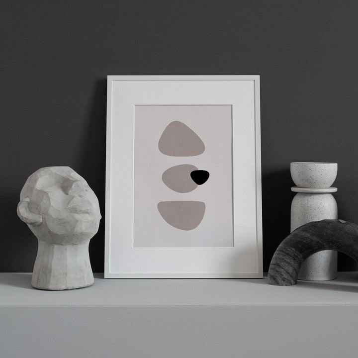 Modern Art Print on Premium Matte White Paper – Archival Ink, Acid-Free, Gloss-Free Finish, Multiple Sizes Available White Metis
