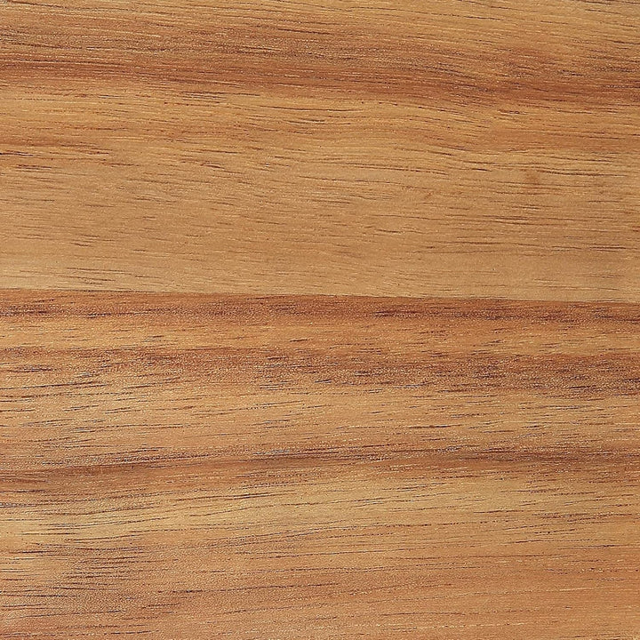 42" Walnut Mid-Century Modern Home Office Desk with Drawer & Cubby Storage – Parker Collection Peach Maple