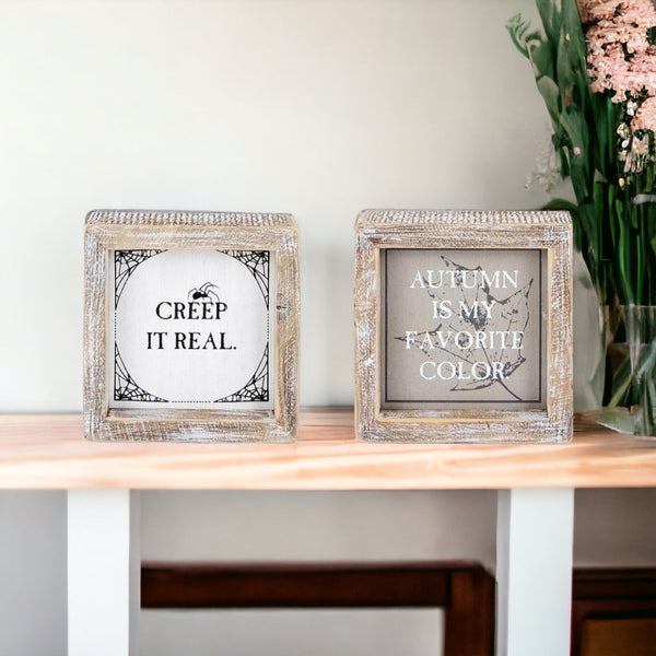 Creep + Autumn Sign | Double-Sided Cerise Thalassa